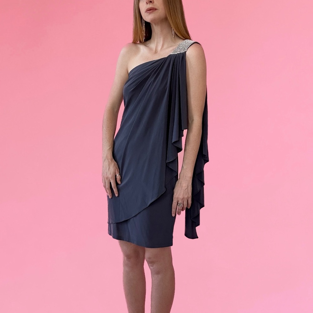 One-Shoulder Cocktail Dress